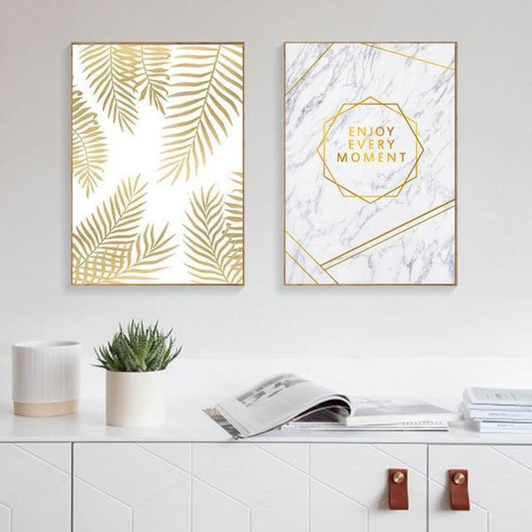 Modern Landscape Poster Tropical Sea Palm Tree Bus Wall Art Inspirational Canvas Painting Picture Living Room Home Decoration