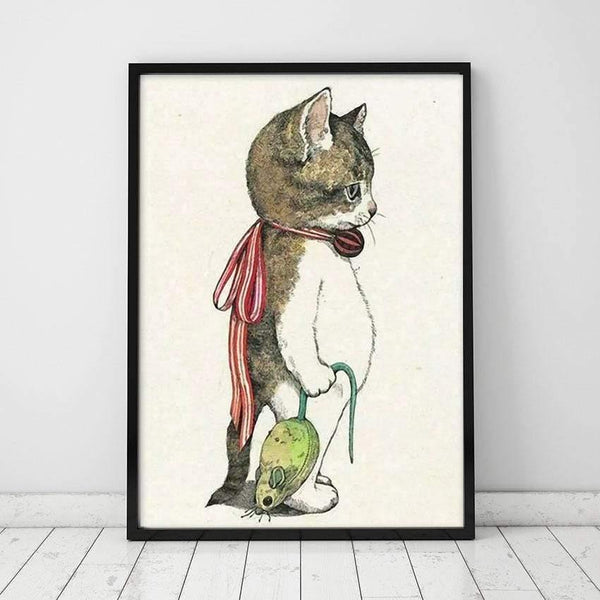 Modern Minimalist Forest And River Poster Landscape Painting Print Canvas Painting Picture Home Wall Art Decoration Custom