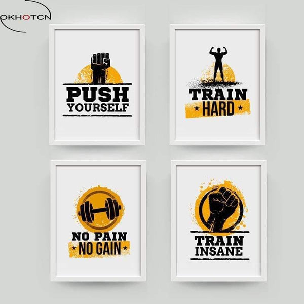 Planet Gates Modern Minimalist Potted Flower Poster Red Yellow Orange Flower Print Canvas Painting Home Wall Art Decoration Can Be Customized