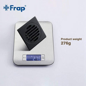 Planet Gates Modern Pure Black Waste Drainer Ordinary Bathroom Toilet Bathroom Balcony Rapid Drainage Tile Insert Square Drains Y38106 (Y38106)