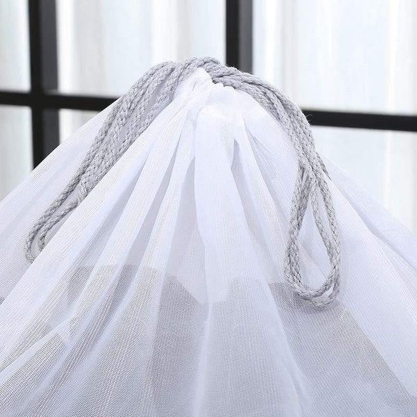 Planet Gates Modern S-XL Large Drawstring Bra Underwear Laundry Bag Household Cleaning washing machine mesh holder bags white color drop ship