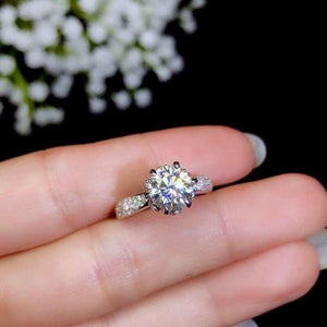 Planet Gates Moissanite, 925 Silver fashion design, strong fire color,  diamond, high hardness 1.5ct