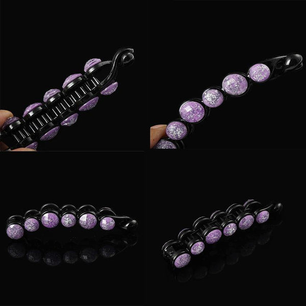 Molans Pearls Solid Banana Hair Clips In Women's Hair Accessories Ponytail Barrettes Elegant Hair Claws Hairpins