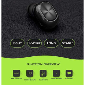 Planet Gates Mono small stereo earbuds hidden invisible earpiece micro mini wireless headset bluetooth earphone headphone for phone