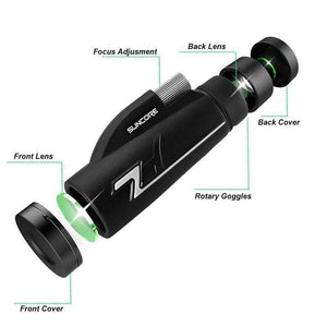 Planet Gates Monocular Telescope 16x50 Waterproof Nitrogen Camping Hand Focus Travel Monocular for Hunting Hiking Birdwatching 168