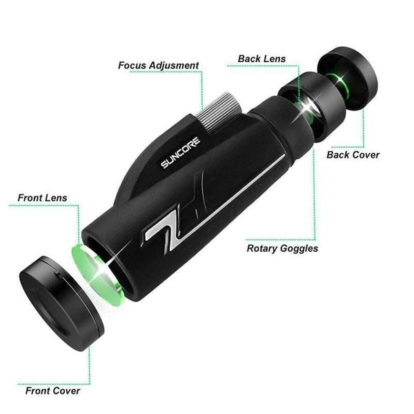 Planet Gates Monocular Telescope 16x50 Waterproof Nitrogen Camping Hand Focus Travel Monocular for Hunting Hiking Birdwatching 168