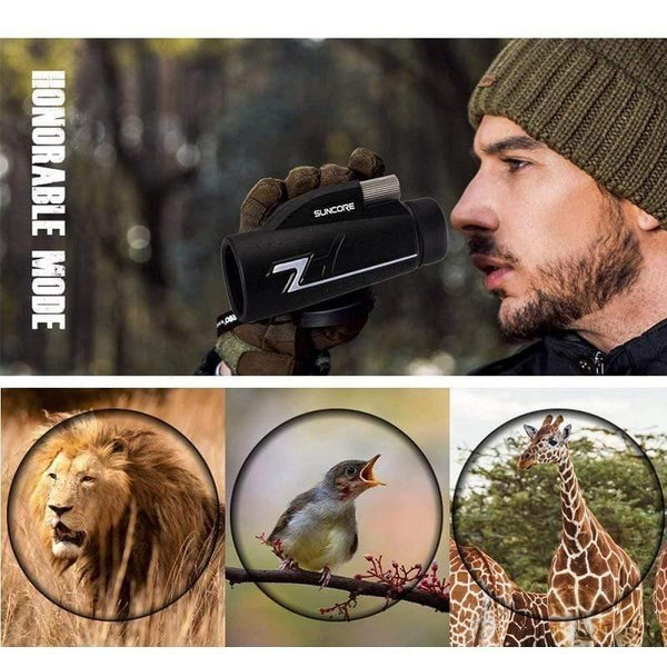 Planet Gates Monocular Telescope 16x50 Waterproof Nitrogen Camping Hand Focus Travel Monocular for Hunting Hiking Birdwatching 168