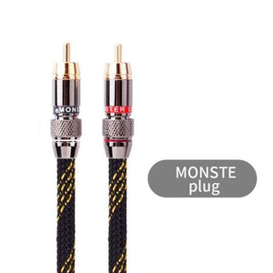 Planet Gates Monster / 5m CANARE HIFI Stereo 1 Pair RCA Cable Stereo RCA Cable High-performance Premium Hi-Fi Audio cable 2RCA to 2RCA Interconnect Cable