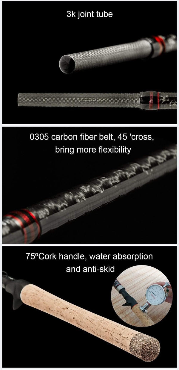 Planet Gates MONSTER HUNTER 803XXH  Casting Spinning Fishing Rod  Carbon Fiber 2.38m  20-80g Power catfish LURE Travel Fishing rod