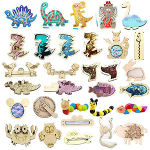 Planet Gates Montessori Baby Activity Busy Board DIY Toy Kids Early Educational Teaching Aids Learning Skill Part Cognition Toys Game Puzzle