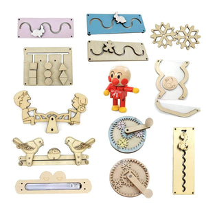 Planet Gates Montessori Baby Activity Busy Board DIY Toy Kids Early Educational Teaching Aids Learning Skill Part Cognition Toys Game Puzzle