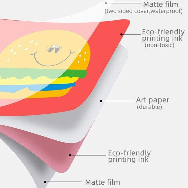 Planet Gates Montessori Baby Toys Black White Flash Cards High Contrast Visual Stimulation Learning Activity Flashcards Baby Gifts C0642H