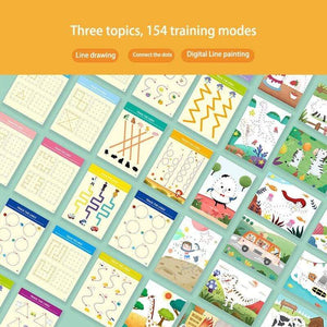 Planet Gates Montessori Children Toys Drawing Tablet DIY Color Shape Math Match Game Book Drawing Set  Learning Educational Toys For Children