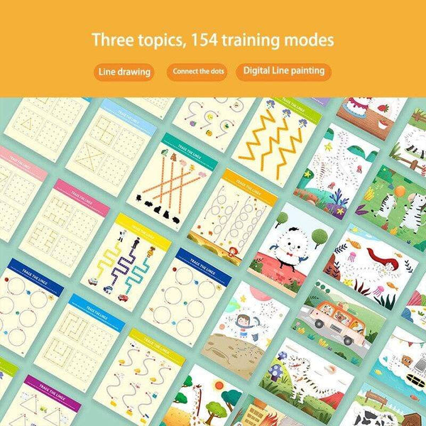 Planet Gates Montessori Children Toys Drawing Tablet DIY Color Shape Math Match Game Book Drawing Set  Learning Educational Toys For Children