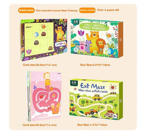 Planet Gates Montessori Children Toys Drawing Tablet DIY Color Shape Math Match Game Book Drawing Set  Learning Educational Toys For Children