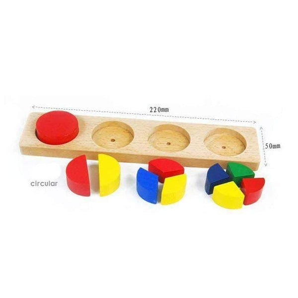 Planet Gates Montessori Cylinder Block Wood Montessori  Teaching Aids Geometry  Shape Baby Learning Materials Set Educational Toy , 8pcs