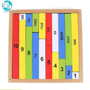 Planet Gates Montessori Education Wooden Toys 1-10 Digit Cognitive Math Toy Teaching Logarithm Version Kid Early Learning Digit box