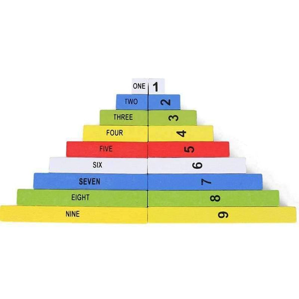 Planet Gates Montessori Education Wooden Toys 1-10 Digit Cognitive Math Toy Teaching Logarithm Version Kid Early Learning Digit box