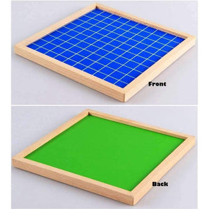 Planet Gates Montessori Education Wooden Toys 1-100 Digit Cognitive Math Toy Teaching Logarithm Version Kid Early Learning  Gift