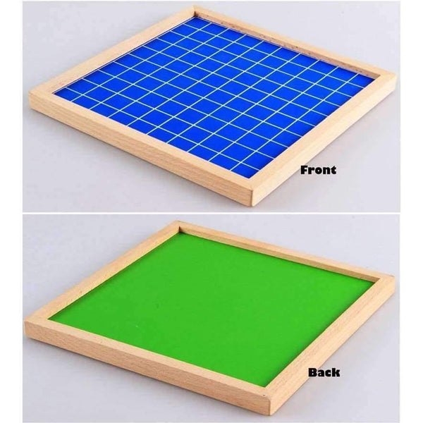 Planet Gates Montessori Education Wooden Toys 1-100 Digit Cognitive Math Toy Teaching Logarithm Version Kid Early Learning  Gift