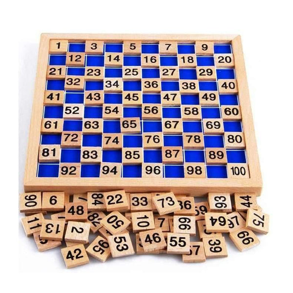 Planet Gates Montessori Education Wooden Toys 1-100 Digit Cognitive Math Toy Teaching Logarithm Version Kid Early Learning  Gift