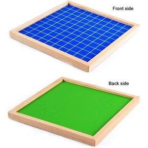 Planet Gates Montessori Education Wooden Toys 1-100 Digit Cognitive Math Toy Teaching Logarithm Version Kid Early Learning  Gift