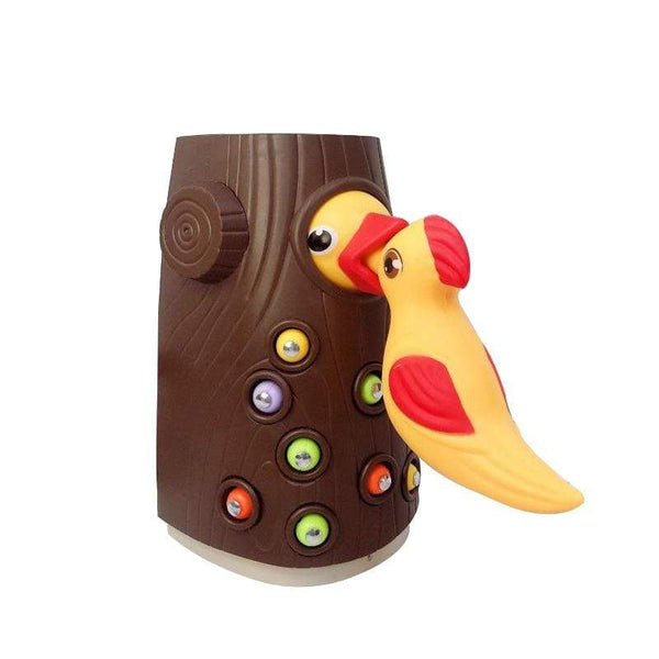 Planet Gates Montessori Educational Toys For Children Woodpecker Catch Worm Toy Kids Magnetic Fishing Game Set Baby Intelligence Develop Toys
