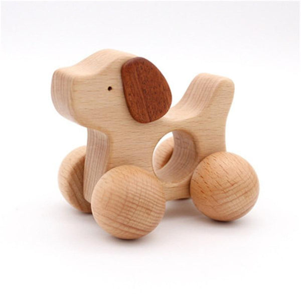 Planet Gates Montessori Educational Wooden toy 3D Puzzle Wooden Animal Sensory Spinning Top Training Early Intellectual Learning Toy
