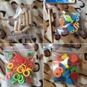 Planet Gates Montessori Educational Wooden Toys Children Busy Board Math Fishing Children's Wooden Preschool Montessori Toy Counting Geometry