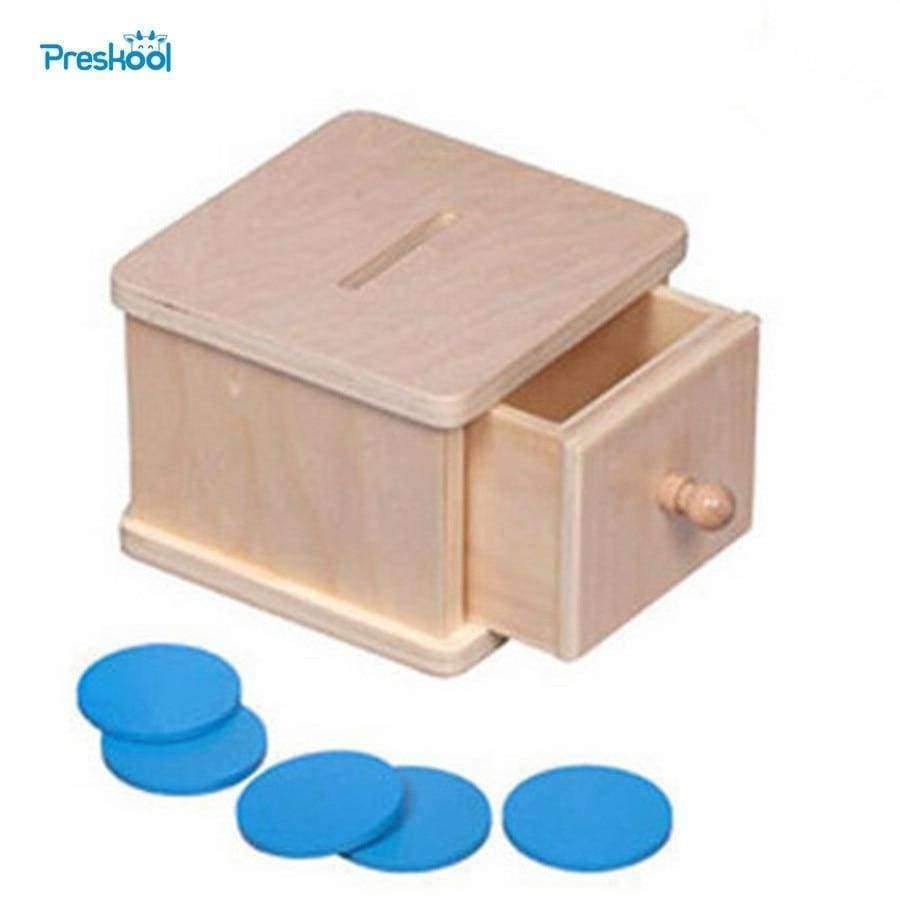 Planet Gates Montessori Kids Toy Baby Wood Infant Coin Box Piggy Bank Learning Educational Preschool Training Brinquedos Juguets