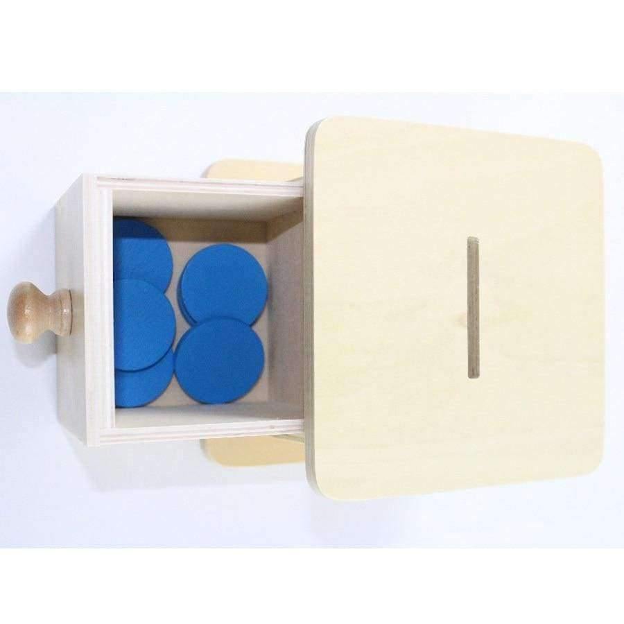 Planet Gates Montessori Kids Toy Baby Wood Infant Coin Box Piggy Bank Learning Educational Preschool Training Brinquedos Juguets