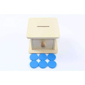 Planet Gates Montessori Kids Toy Baby Wood Infant Coin Box Piggy Bank Learning Educational Preschool Training Brinquedos Juguets