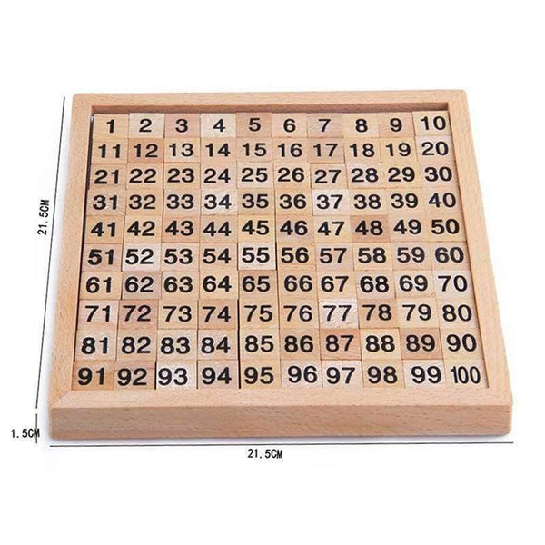 Planet Gates Montessori Materials Educational Wooden Toys 1-100 Digit Cognitive Math Toy Teaching Logarithm Version Kid Early Learning Gift