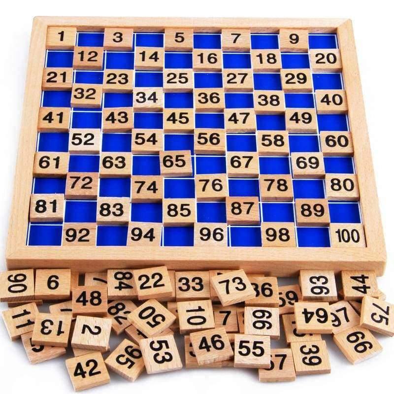 Planet Gates Montessori Materials Educational Wooden Toys 1-100 Digit Cognitive Math Toy Teaching Logarithm Version Kid Early Learning Gift