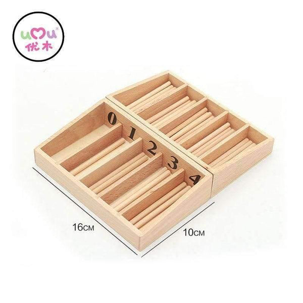 Planet Gates Montessori Math Toys Mathematics Montessori Materials Educational Wooden Spindle Box Early Learning Training Toy UB0663H
