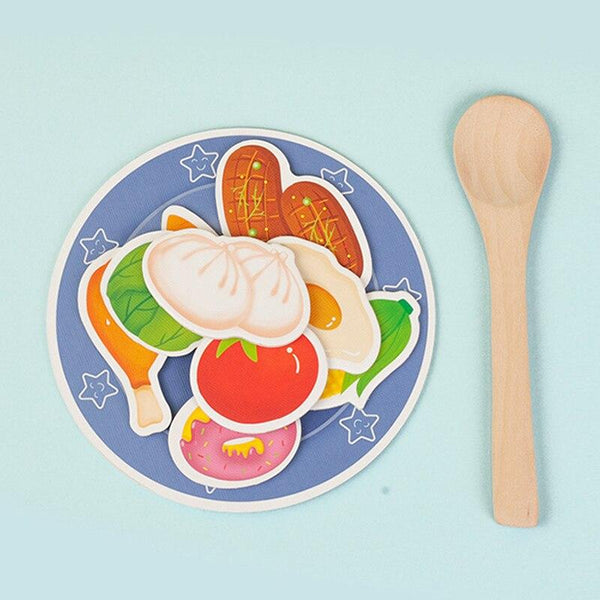 Planet Gates Montessori Parent-Child Interaction Play House Simulation Feeding Game Early Childhood Education Fine Motor Educational Toys