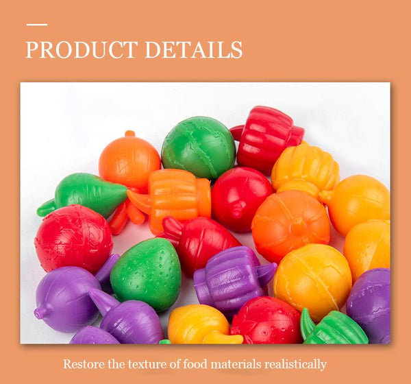 Planet Gates Montessori Parent-Child Interaction Play House Simulation Feeding Game Early Childhood Education Fine Motor Educational Toys