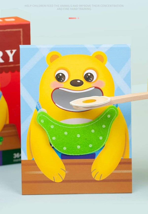 Planet Gates Montessori Parent-Child Interaction Play House Simulation Feeding Game Early Childhood Education Fine Motor Educational Toys