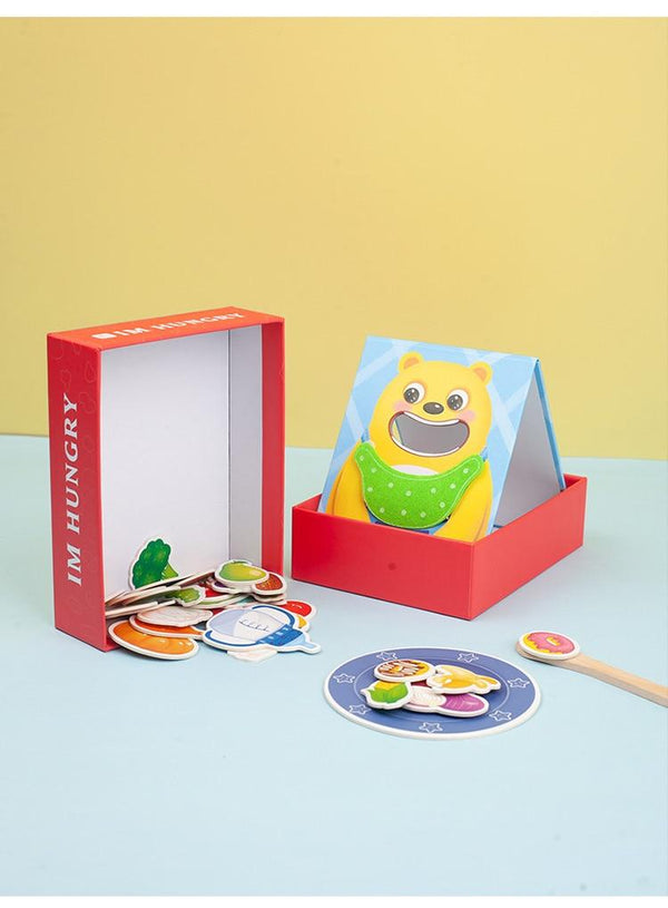 Planet Gates Montessori Parent-Child Interaction Play House Simulation Feeding Game Early Childhood Education Fine Motor Educational Toys