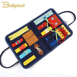 Planet Gates Montessori Toys Early Educational Fine Motor Training Self-care Ability Children Game Preschool Kids Toy for Girls Boys