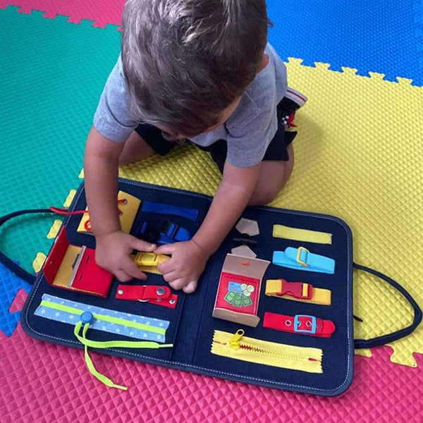 Planet Gates Montessori Toys Early Educational Fine Motor Training Self-care Ability Children Game Preschool Kids Toy for Girls Boys