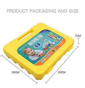 Planet Gates Montessori Toys Eggs Screws Match Game Wooden Puzzle 3D For Children Learning Education Math Toy Kids Baby Toys 1 to 2 Years