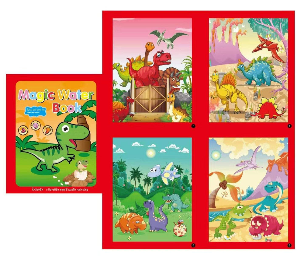 Planet Gates Montessori Toys Reusable Coloring Book Magic Water Drawing Book Sensory Early Education Toys for Kids Birthday Gift