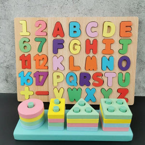 Planet Gates Montessori Wooden 3D Educational Toys Children Learn Baby Color Wooden Children Early Teach Christmas Gifts Puzzle Toys