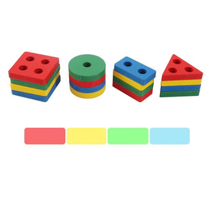 Planet Gates Montessori Wooden 3D Educational Toys Children Learn Baby Color Wooden Children Early Teach Christmas Gifts Puzzle Toys