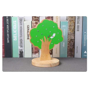 Planet Gates Montessori Wooden Magnetic Apple Tree Math Toys Early Learning Educational Wooden Toys For Children Boys