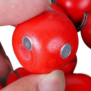 Planet Gates Montessori Wooden Magnetic Apple Tree Math Toys Early Learning Educational Wooden Toys For Children Boys