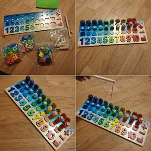 Planet Gates Montessori Wooden Math Toys Educational Teaching Aids Figure Matching Puzzle Preschool Busy Board Geometry Digital Toy Kids Gift