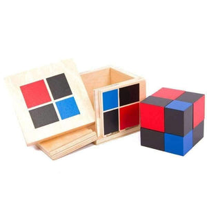 Planet Gates Montessori Wooden Toys Binomial Cube Montessori Math Materials Preschool Educational Learning Toys For Children MG1464H
