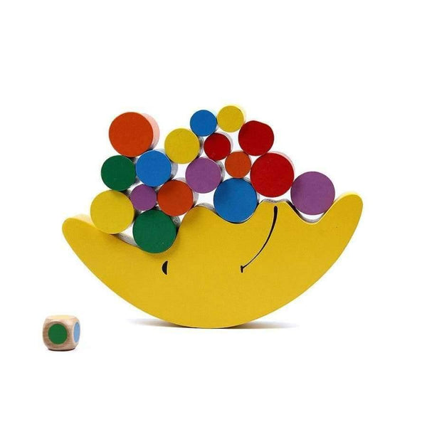 Planet Gates Moon Balancing Frame Baby Early Learning Toy Montessori Teaching Aids Moon Balance Colorful Early Development Wood Blocks Toys